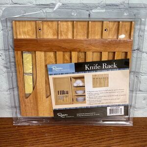 ROAM Natural Wood Knife Rack by Camping World for Camper Cupboards